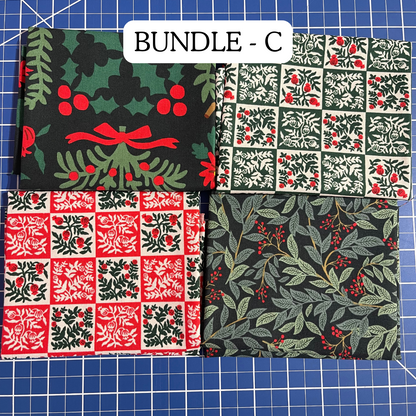 Christmas Fat Quarter Bundles (4 fat quarters for the price of 3)