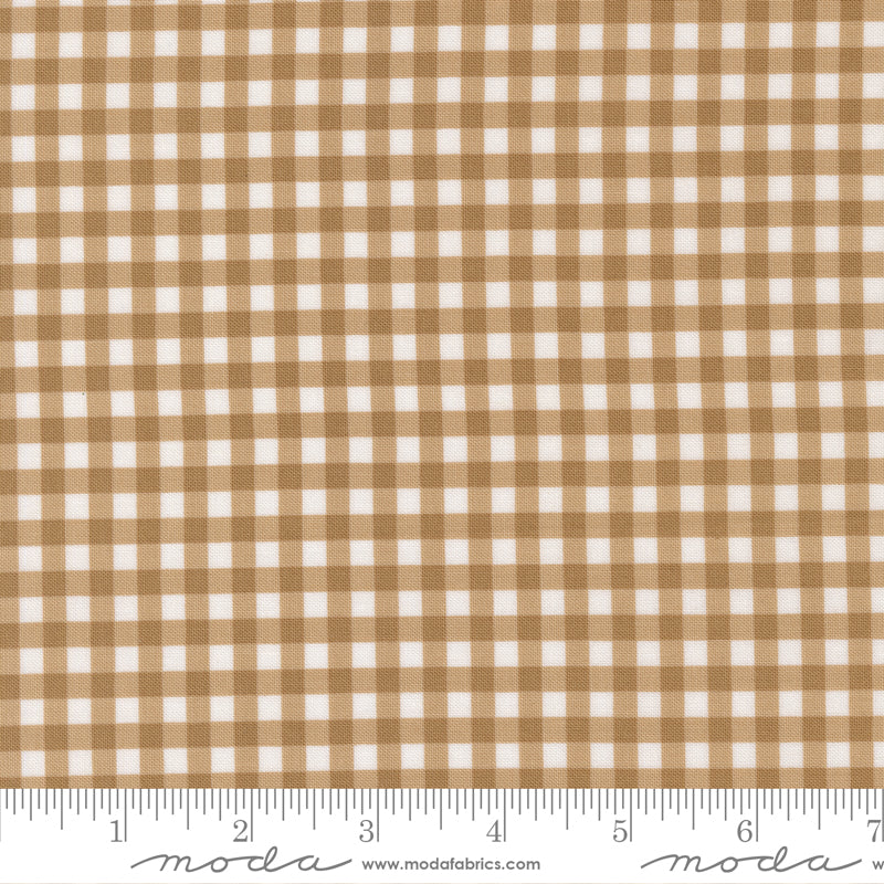 Lucky (Sweetwater) - Gingham Brun - Moda