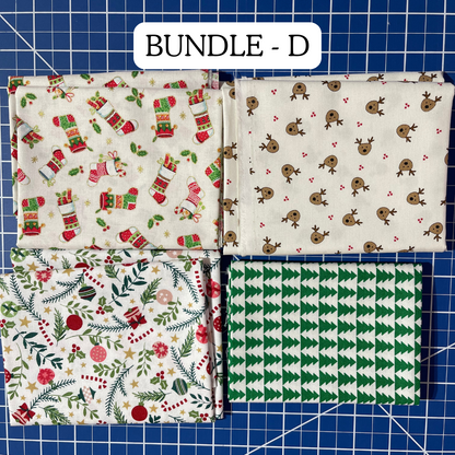 Christmas Fat Quarter Bundles (4 fat quarters for the price of 3)