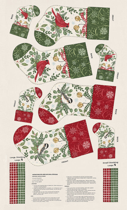 When Snow Falls (Deb Strain) - Panneau 24" x 45" - Moda