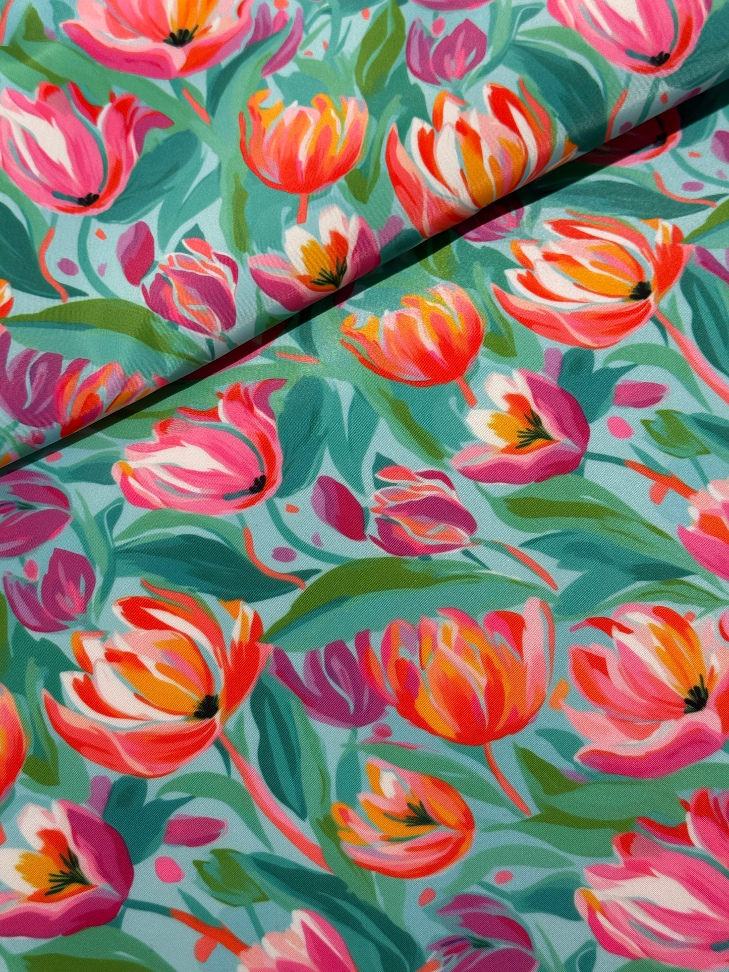 Tulips Dreamscape - Tissu Résist-Eau