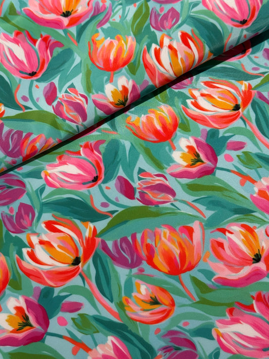Tulips Dreamscape - Hydro-Wick Fabric