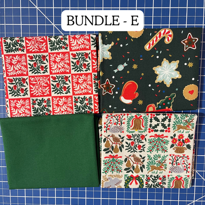 Christmas Fat Quarter Bundles (4 fat quarters for the price of 3)