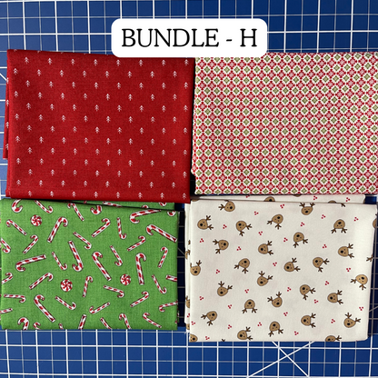 Christmas Fat Quarter Bundles (4 fat quarters for the price of 3)