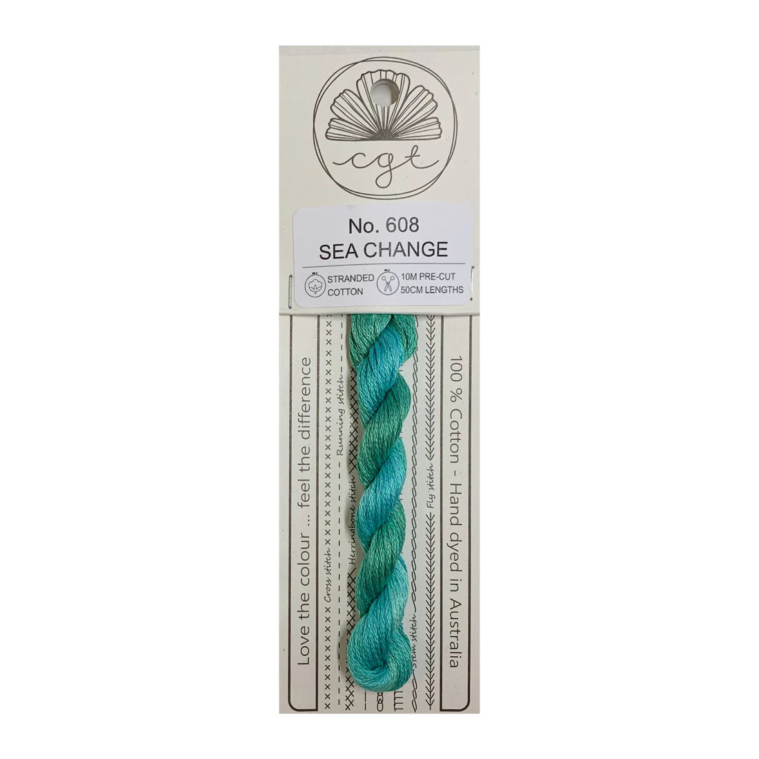 608 Sea Change - Pre-cut floss - Cottage Garden Threads