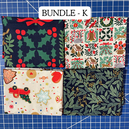 Christmas Fat Quarter Bundles (4 fat quarters for the price of 3)