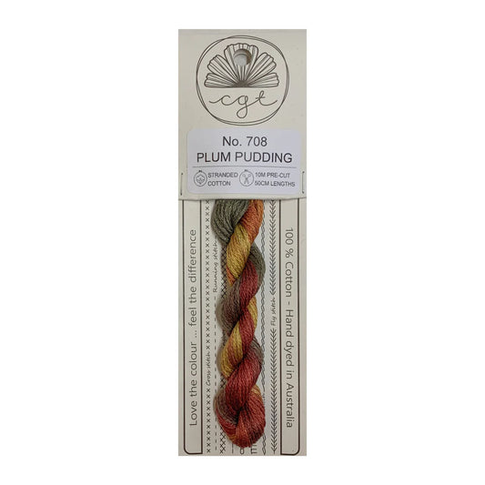 708 Plum Pudding - Fils à broder pré-coupés Mouliné - Cottage Garden Threads