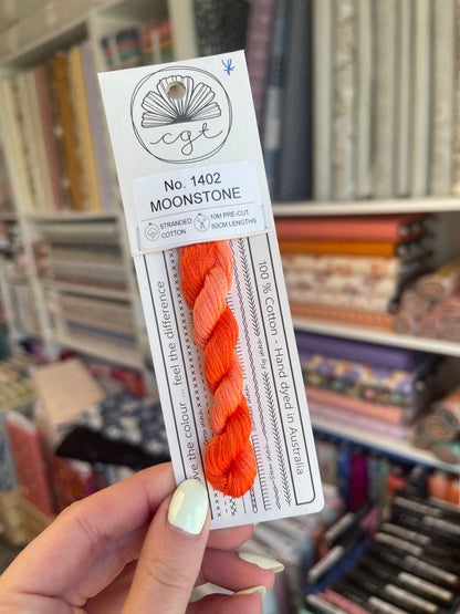 *RETIRED* 1402 Moonstone - Pre-cut floss - Cottage Garden Threads