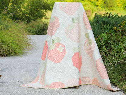 Patron de courtepointe Sweet Strawberry - My Sew Quilty Life
