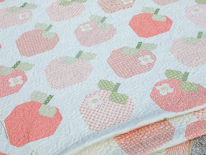 Patron de courtepointe Sweet Strawberry - My Sew Quilty Life