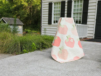 Patron de courtepointe Sweet Strawberry - My Sew Quilty Life
