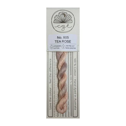 805 Tea Rose - Fils à broder pré-coupés Mouliné - Cottage Garden Threads