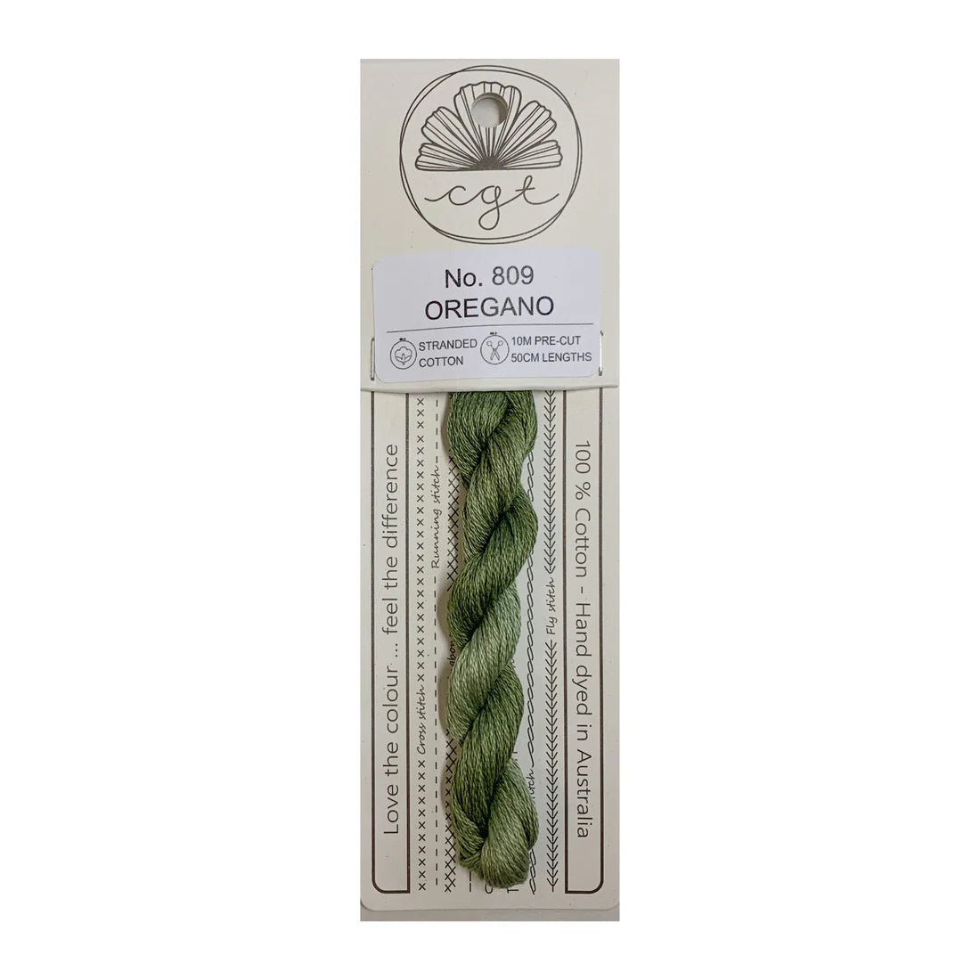 809 Oregano - Pre-cut floss - Cottage Garden Threads