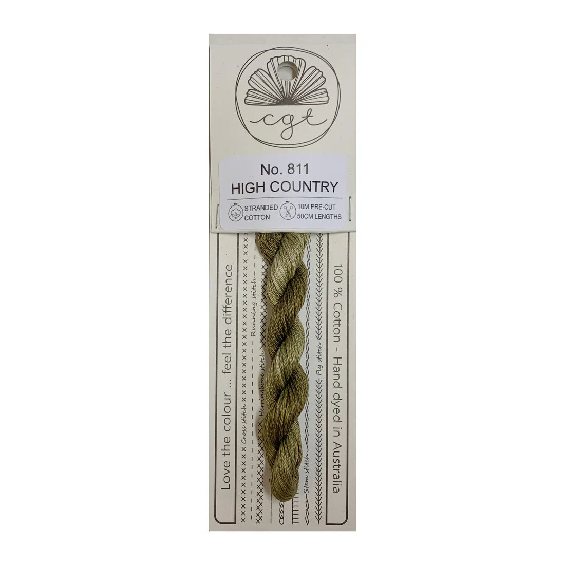 811 High Country - Pre-cut floss - Cottage Garden Threads