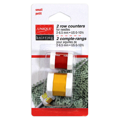 UNIQUE KNITTING Assortiment de compteurs de rangs - 2 pièces