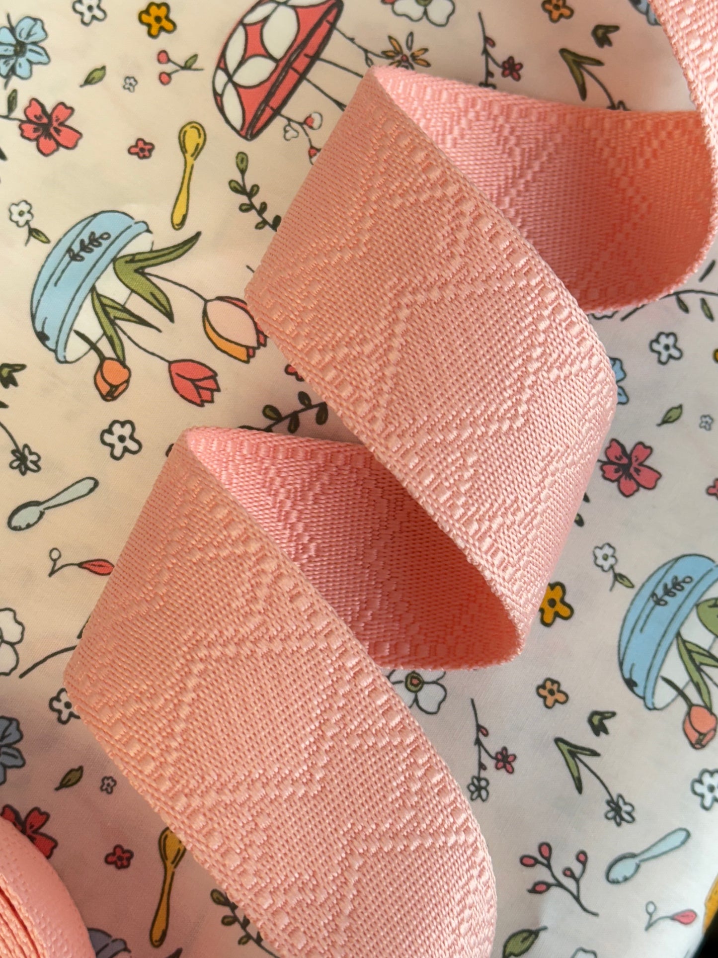 Corail Tone on Tone Jacquard 1.5" Webbing