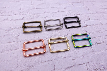 Metal Adjustable Sliders (2 Pack) - 1" (6 Colours)