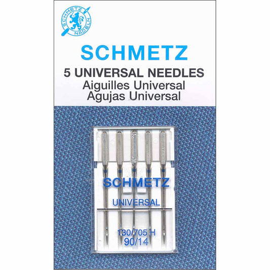 Aiguilles universelles SCHMETZ sur carte - 90/14 - 5 unités