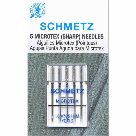 SCHMETZ #1729 Aiguilles Microtex sur carton - 70/10 - 5 unités