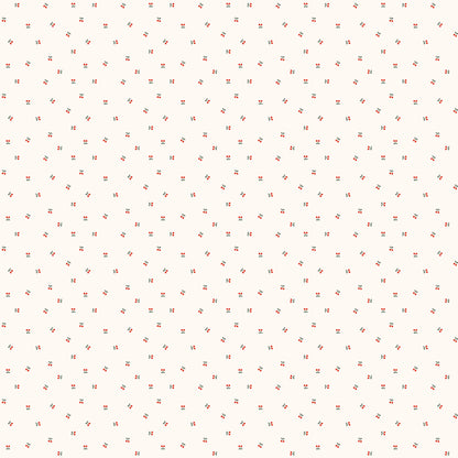 **PRÉCOMMANDE** Cherry Orchard - Ditsy Cherries (Creme) - Figo Fabrics