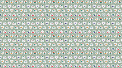 **PRÉCOMMANDE** Cherry Orchard - Doilies (Vert) - Figo Fabrics