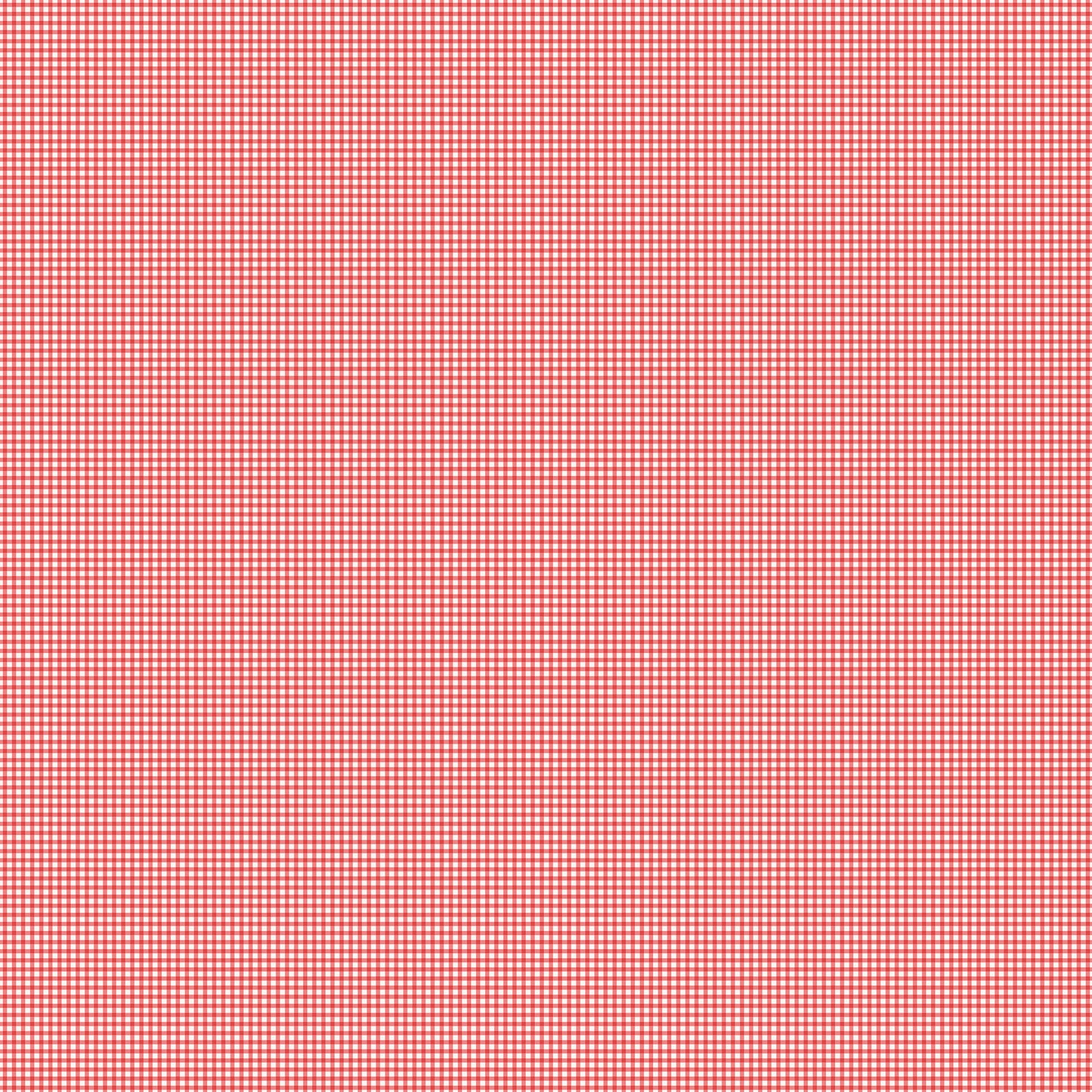 **PRÉCOMMANDE** Cherry Orchard - Gingham (Rouge) - Figo Fabrics