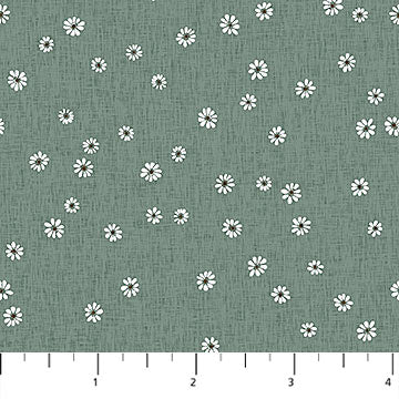 **PRÉCOMMANDE** Cherry Orchard -  Marguerite (Vert) - Figo Fabrics