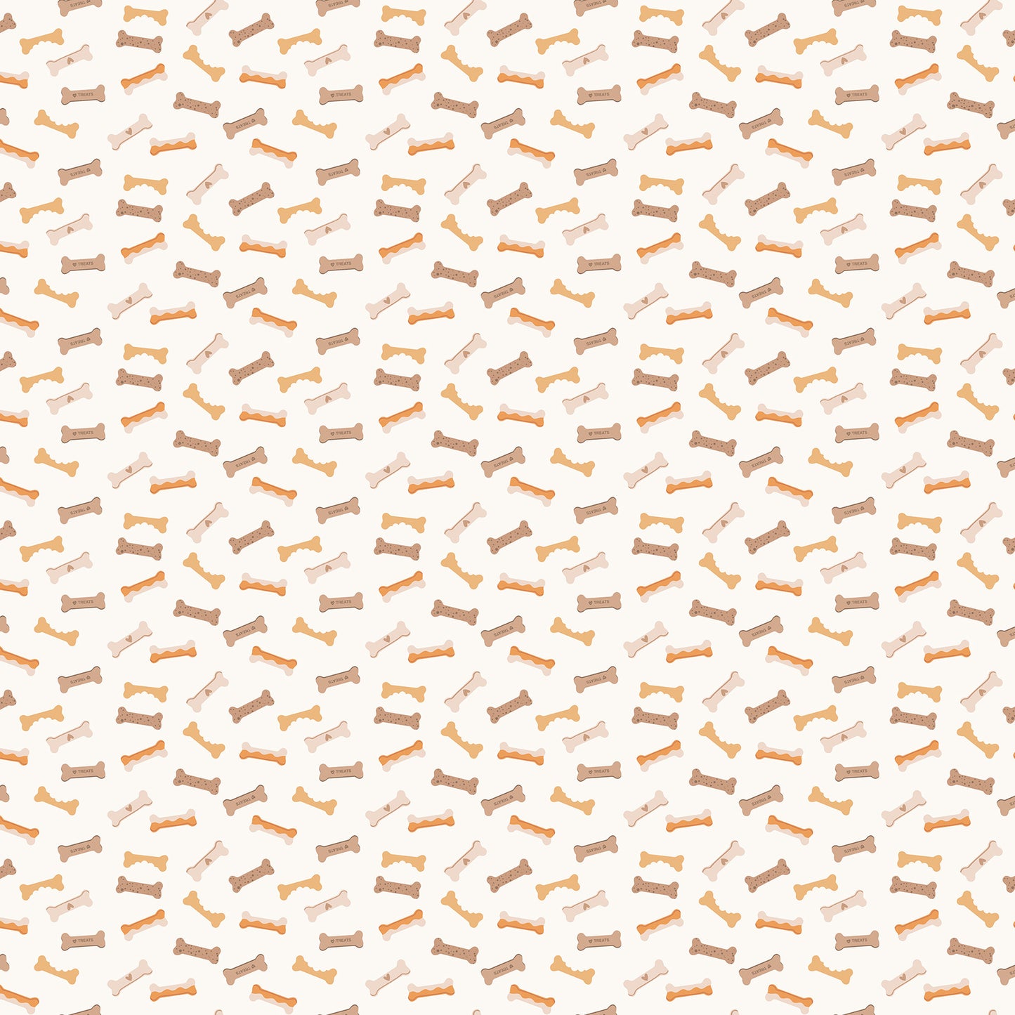 **PRÉCOMMANDE** Always By My Side - Treats (Cream) - Figo Fabrics