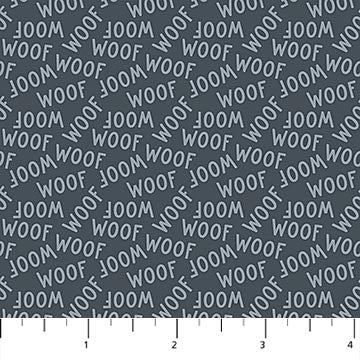 **PRE-ORDER** Always By My Side - Woof (Denim) - Figo Fabrics