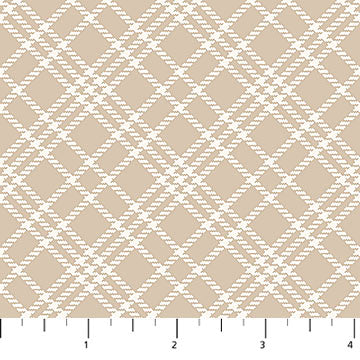 **PRÉCOMMANDE** Always By My Side - Checks (Taupe) - Figo Fabrics