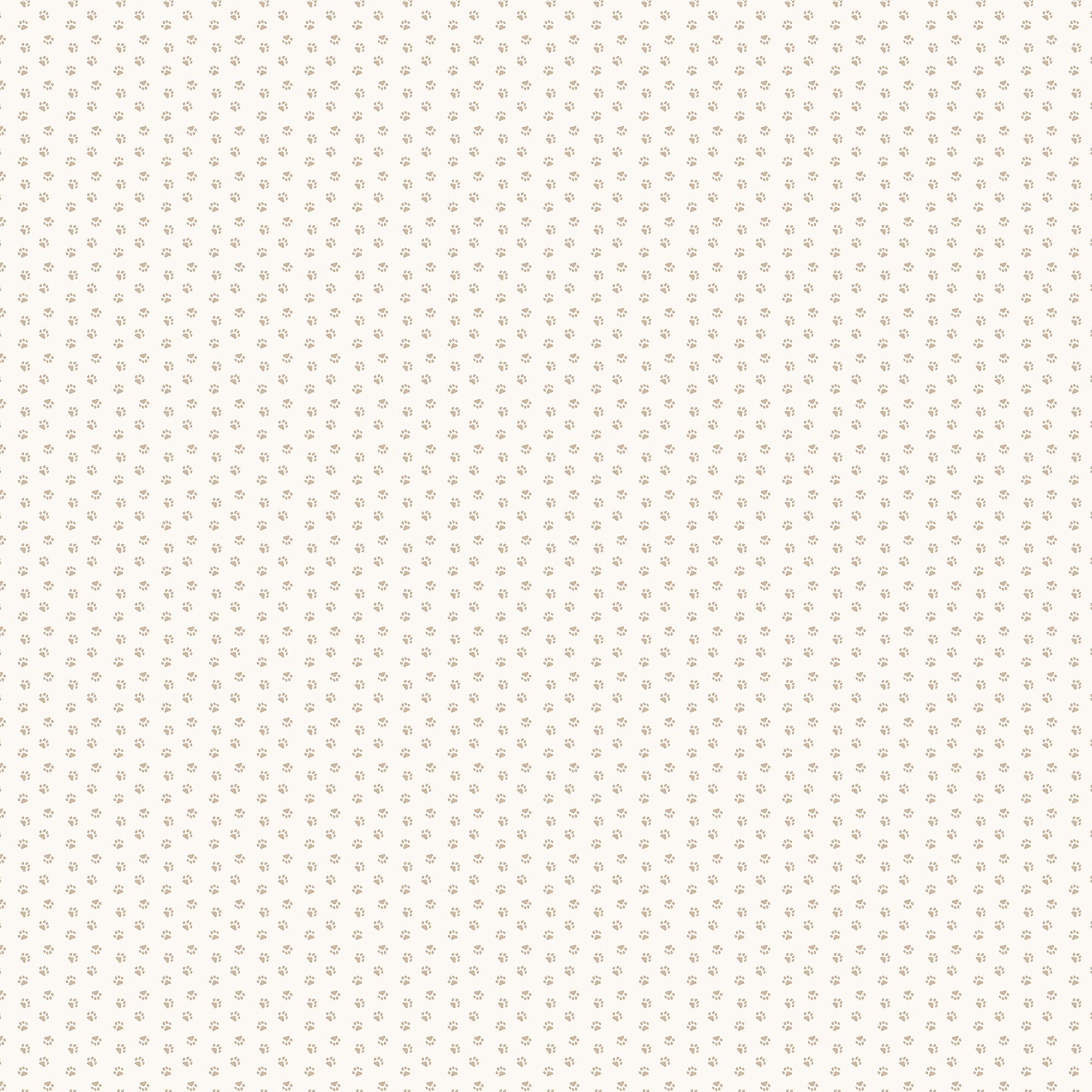 **PRÉCOMMANDE** Always By My Side - Paws (Creme) - Figo Fabrics