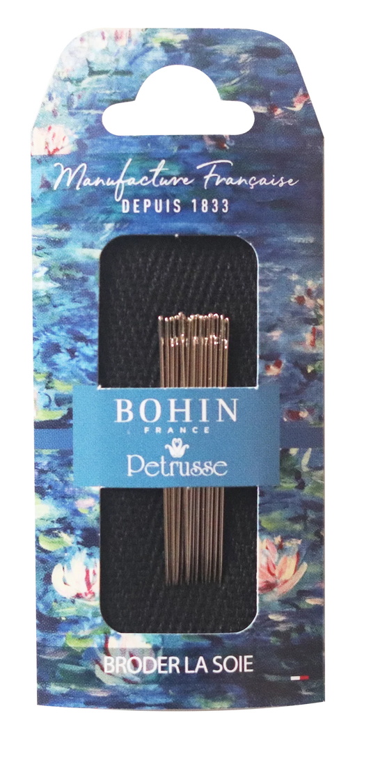 Aiguilles à broder en soie Bohin n° 10