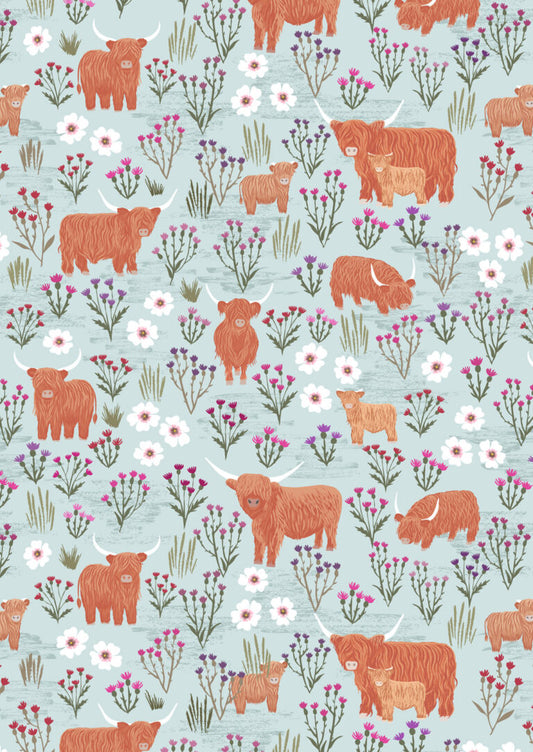 **PREORDER** A Celtic Summer - Summer Meadow Highland (Breezy Blue) - Lewis & Irene