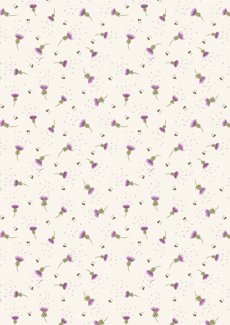 **PREORDER** A Celtic Summer - Bee Thistle (Cream) - Lewis & Irene