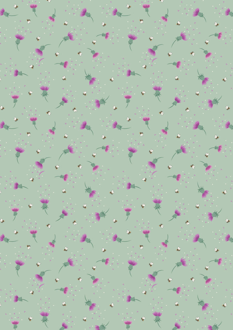 **PREORDER** A Celtic Summer - Bee Thistle (Green) - Lewis & Irene