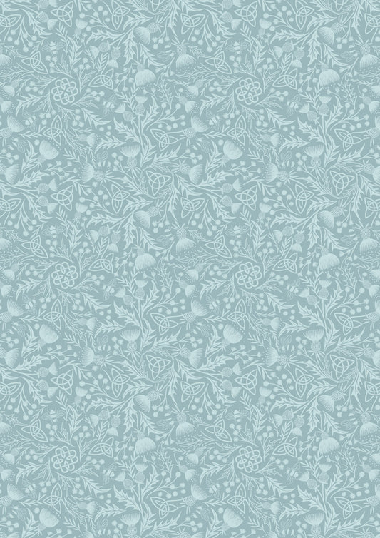 **PREORDER** A Celtic Summer - Celtic thistle (Duck Egg) - Lewis & Irene