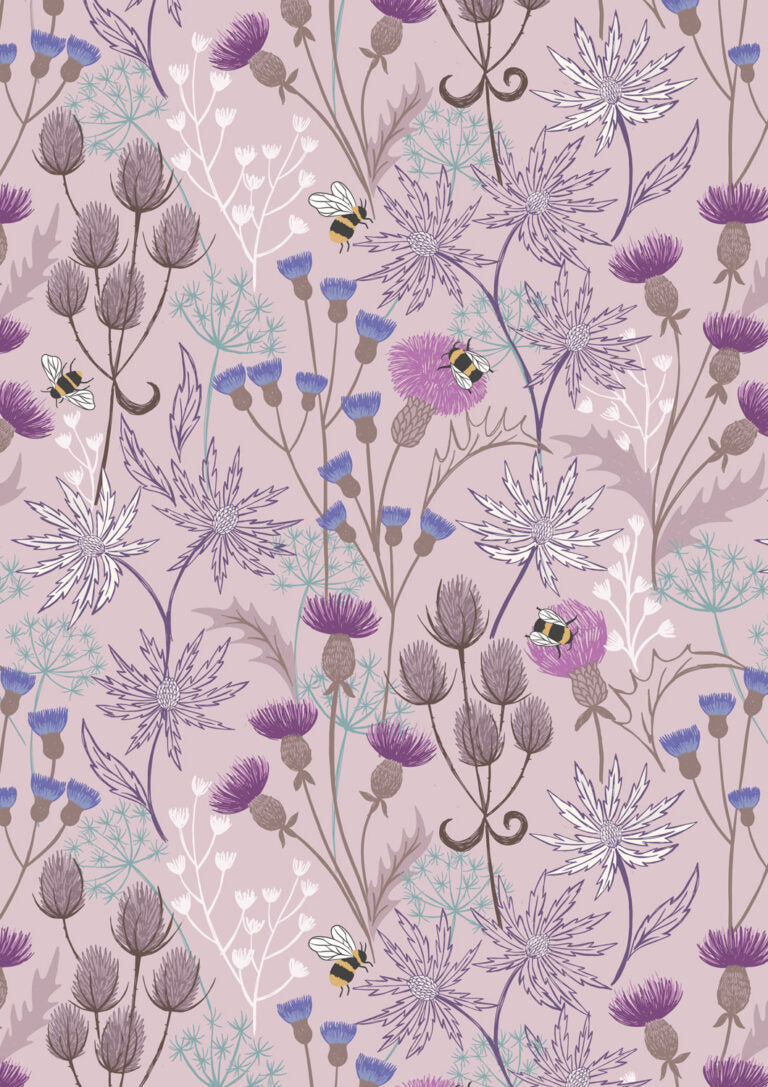 **PREORDER** A Celtic Summer - Celtic Floral (Light Heather) - Lewis & Irene