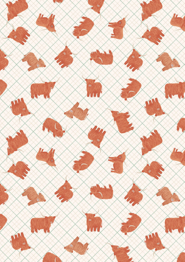 **PREORDER** A Celtic Summer - Highlands Check (Cream) - Lewis & Irene