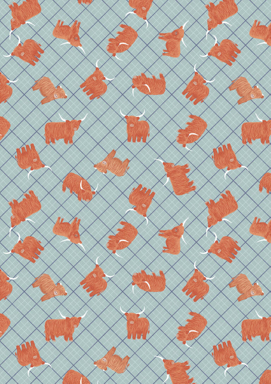 **PREORDER** A Celtic Summer - Highlands Check (Blue) - Lewis & Irene