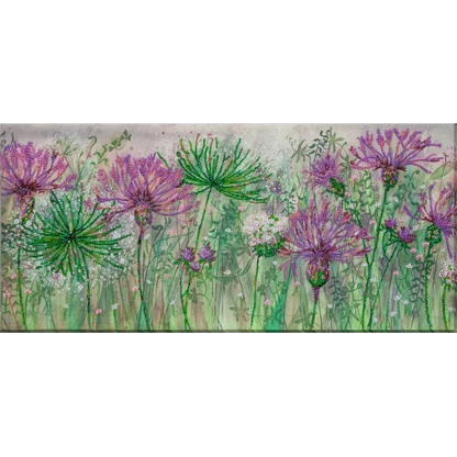 Cornflowers in the Field Beading Embroidery Kit - Abris Art