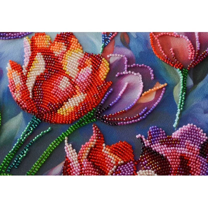 An Inspiring Palette Beading Embroidery Kit - Abris Art