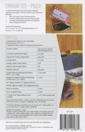 Caravan Tote + Pouch - Noodlehead Patron