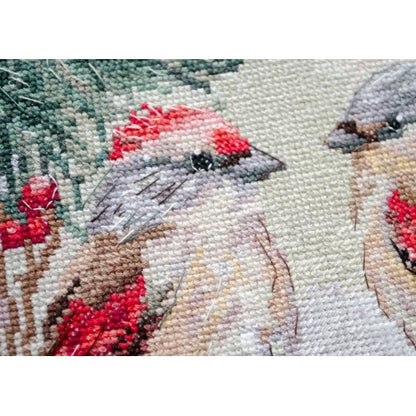 Chittering About Winter Cross Stitch Kit - Abris Art