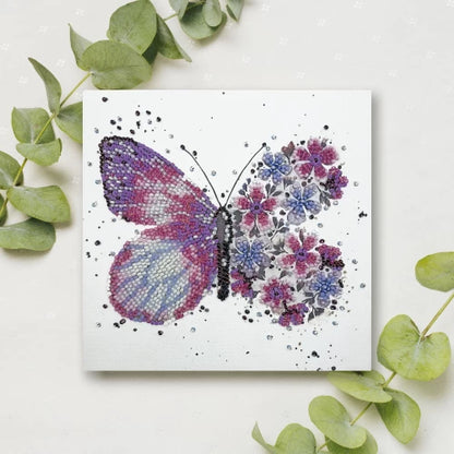 Pink Wings Embroidery Kit - Abris Art