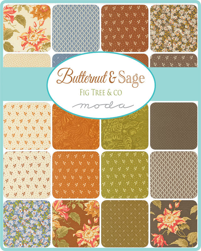 Butternut And Sage (Fig Tree Co.) - Lot de 40 coupons Fat Quarter - Moda