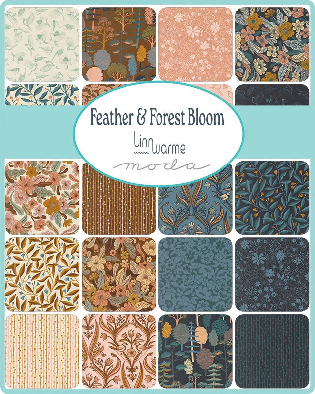 Feather and Forest Bloom (Linn Warme) - Fat Quarter Bundle 20pcs - Moda