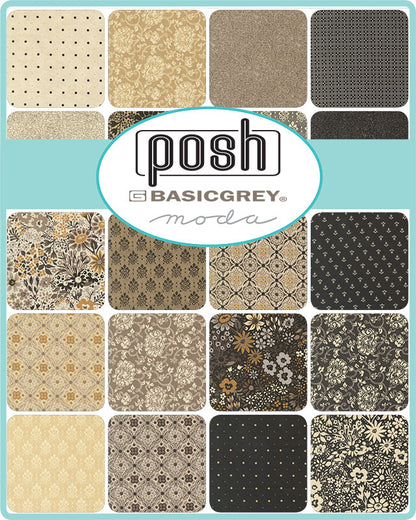 Posh (BasicGrey) - Mini Charms 2.5" - Moda