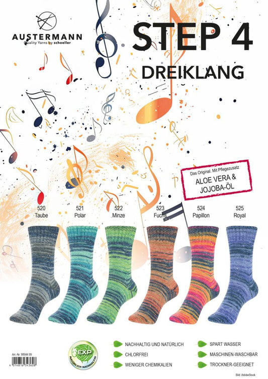 Austermann STEP4 - Dreiklang (6 couleurs!)