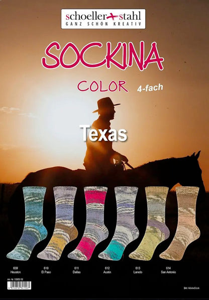 Fil à chaussettes Sockina - Texas (6 couleurs !)