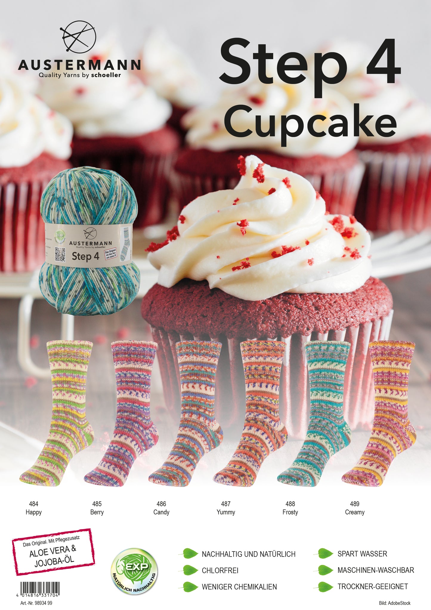 Austermann STEP4 Cupcake - Berry